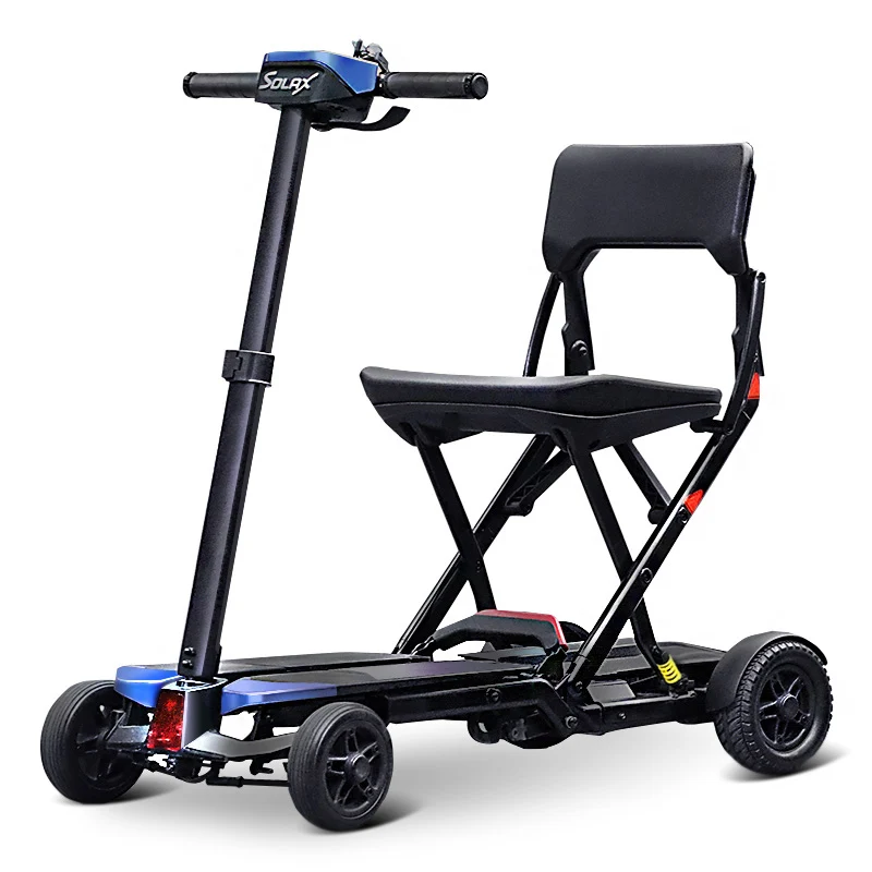 Remote Control Folding Manual Button Folding Electric Scooter Aluminium Alloy Electric Mobility Scooter Be In Trunk- BZ-STM01