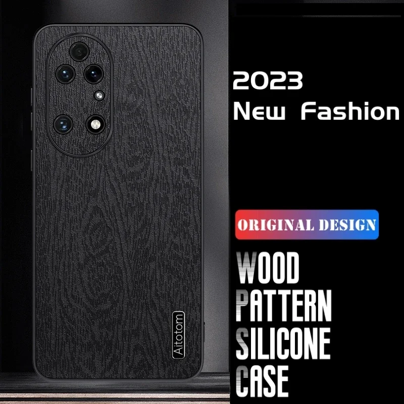 Wood Pattern Case For Huawei P50 P60 ART P40 P30 Pro Shockproof Silicone Back Cover Case For Huawei Mate 60 50 40 30 Pro Plus