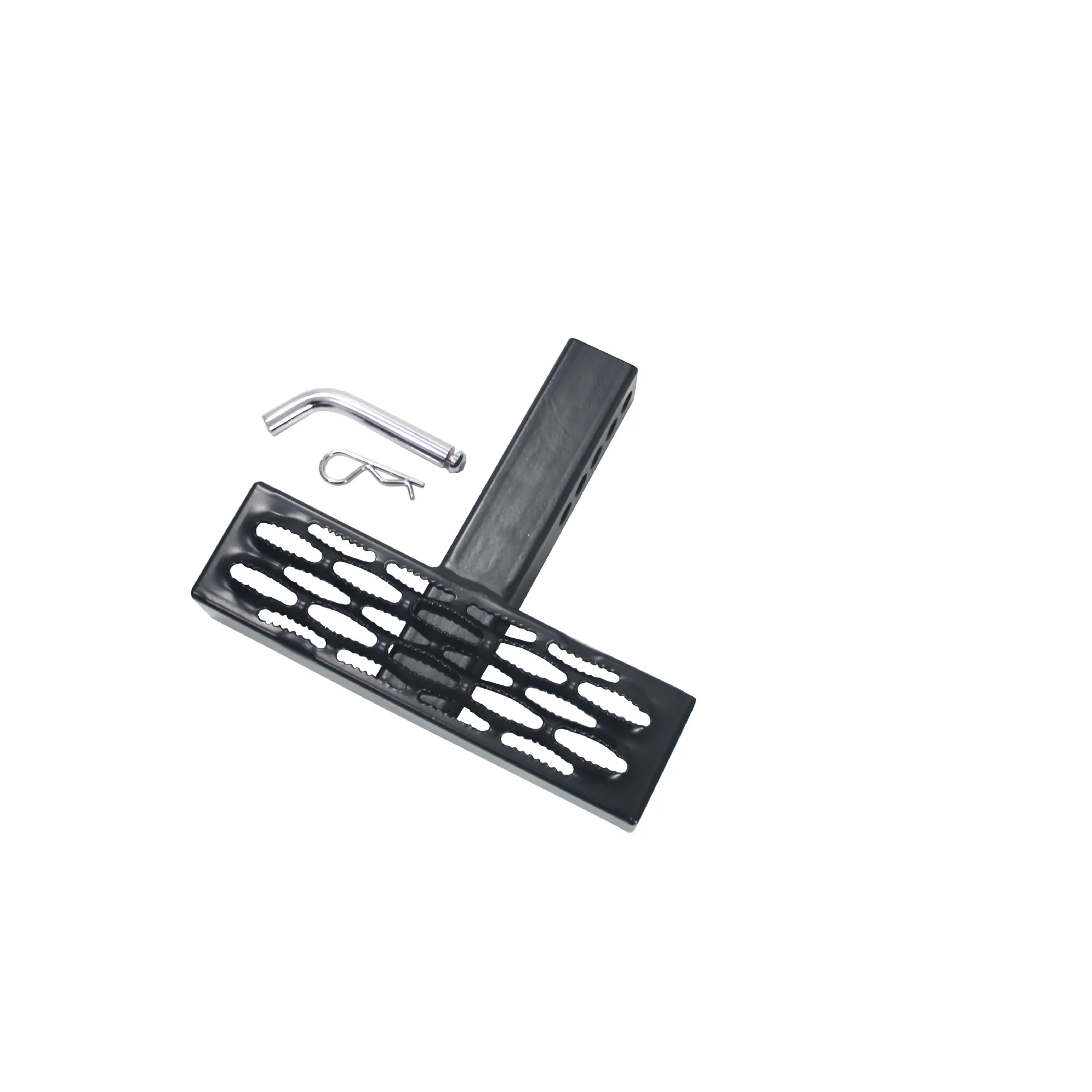 For Cars SUV Trucks Pickups 2 Inch Receivers Antirust Hitch Step With Anti-skid teeth Towing Bumper Guard 30CM With Pin