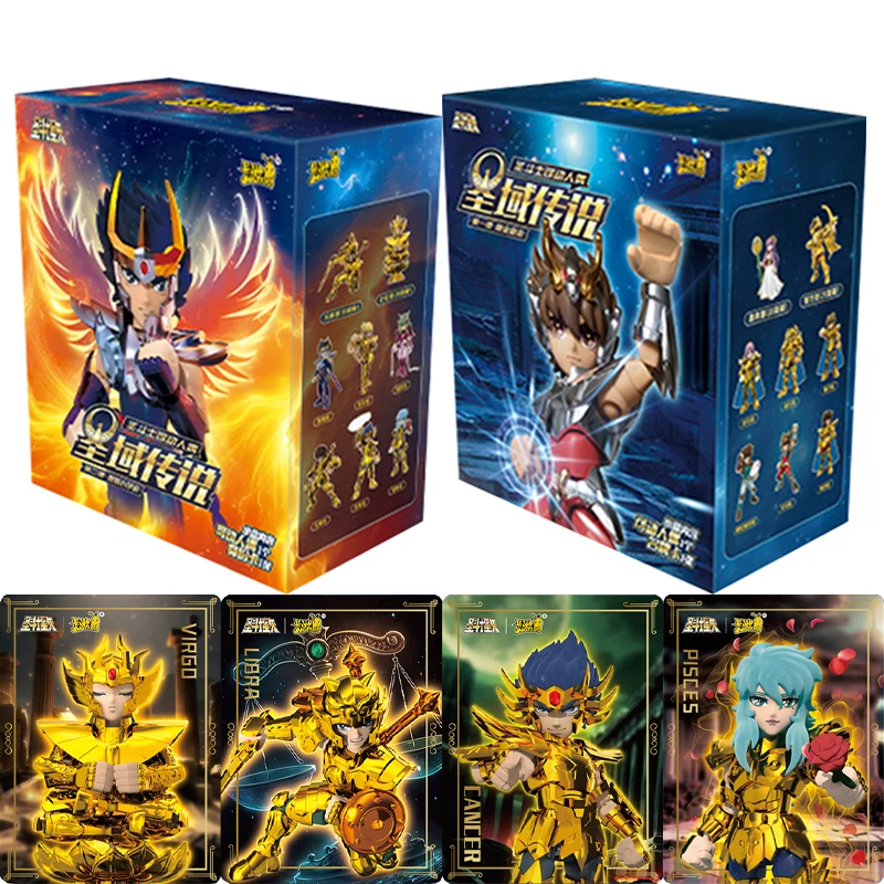 

KAYOU Genuine Saint Seiya Card Legend of Doll Sanctuary Series Rubber Doll Assembled Movable Model Anime Collectible Cards Gift