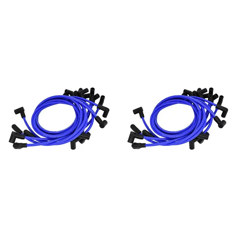 Unique 20Pcs 8Mm Spark Plug Wire Set Compatible With Mercruiser For Thunderbolt V8 5.0 5.7 84-816608Q61