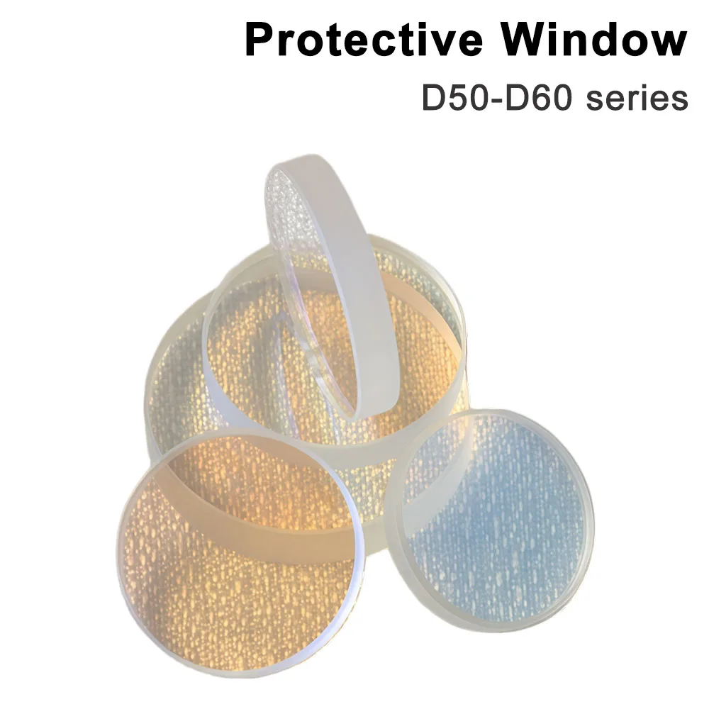 Lenses Powerful Cutting Fiber Laser Lens Protective Window Optics Fused Silica Precitec Bodor Raytools bt240s D50-60mm