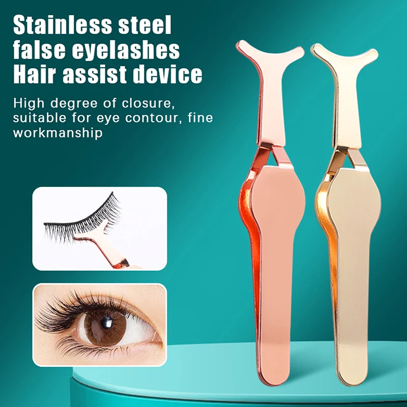 

1Pc Anti-static Stainless Steel Eyelashes Tweezers Lashes Extension Supplies Industrial Precision Eyebrow Tweezer Makeup Tools