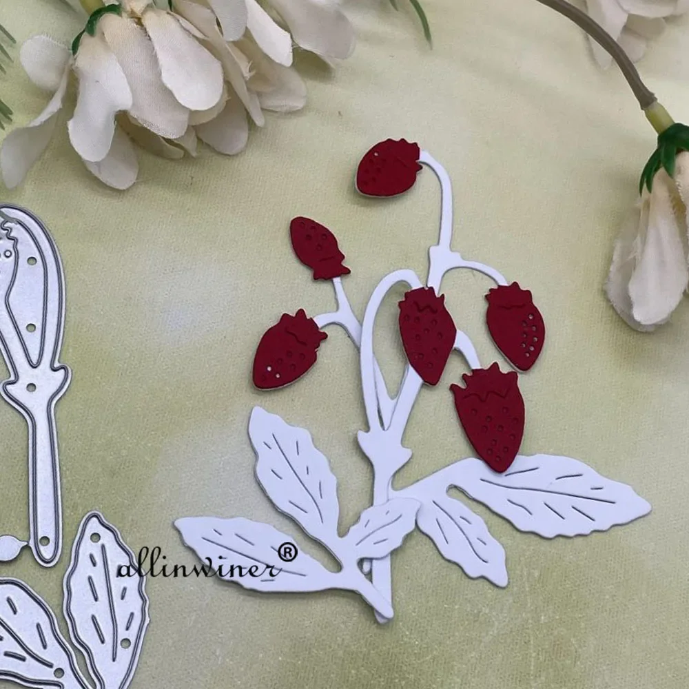 

Strawberry vine Metal Cutting Dies Stencils For DIY Scrapbooking Decorative Embossing Handcraft Die Cutting Template