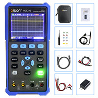 OWON Digital Oscilloscope+ Signal Generator+Multimeter Portable USB 2 Channels 40mhz 70mhz Test Meter HDS242 HDS242S HDS272S