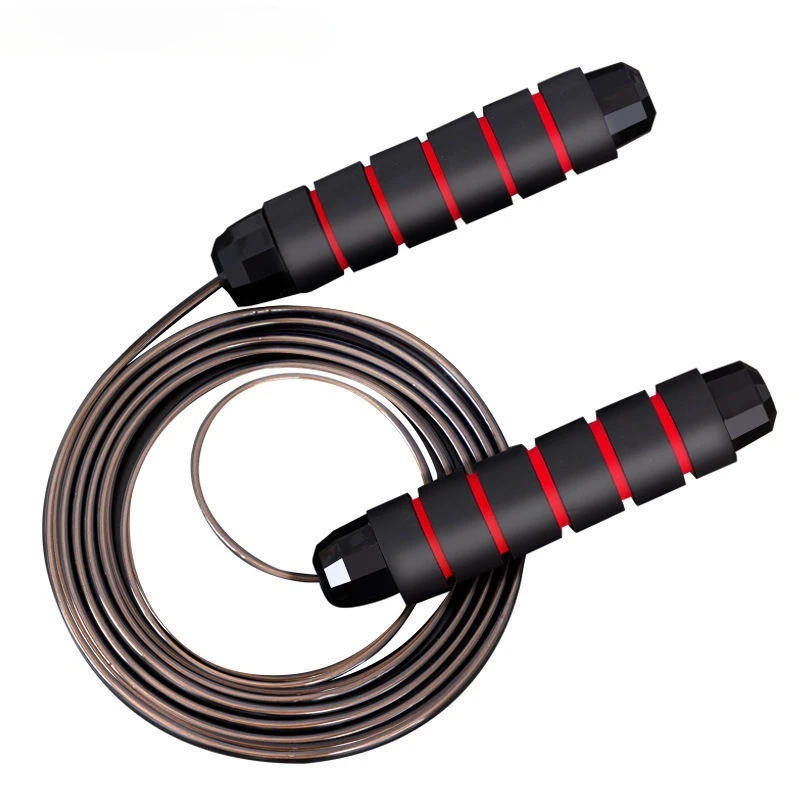 Adjustable Jump Rope Rapid Speed Jump Steel Skipping Rope Foam Handle Fitness Slim Body Professional Home Sport Equipment