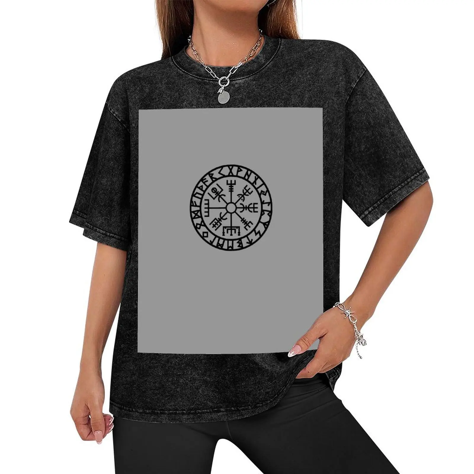 Vegvisir - Futhark - Runes - Navigator Vikings T-Shirt graphic t shirt vintage croswit shirt man compression shirt men