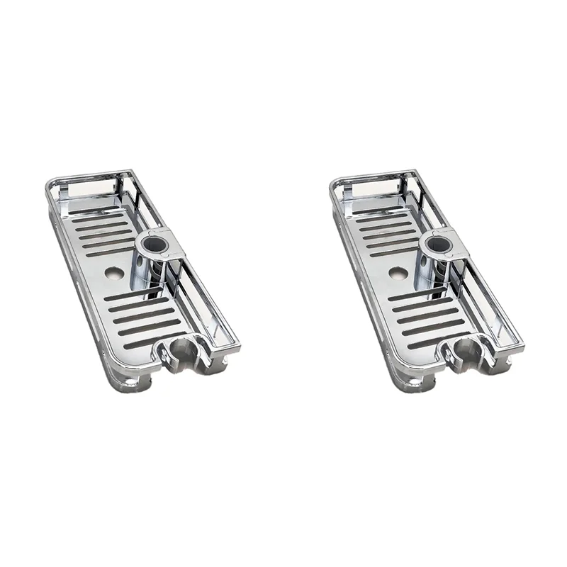 

AA49 2X Многофункциональный органайзер Подъемный стержень для ванной комнаты Съемная подставка без сверления Держатель для мыла Полка для душа Полка для хранения Поднос