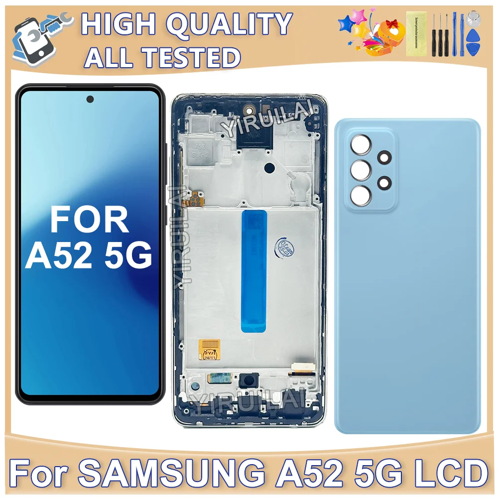 

TFT For Samsung Galaxy A52 5G LCD Display Digital Touch Screen Replacement For Samsung Galaxy A526 A526B LCD Screen Department