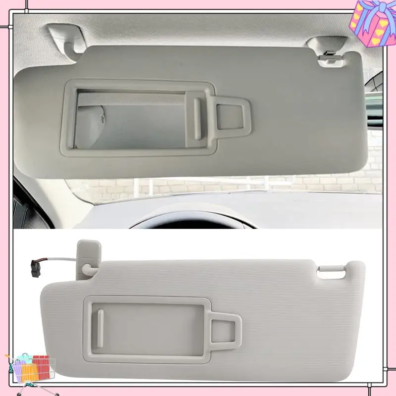 

A77T-Car Sun Visor Panel With Makeup Mirror For Golf 7 Jetta MK7 T-Cross Passat B8 CC E-Golf T-Roc