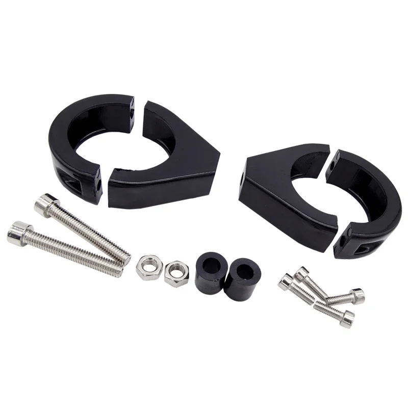 

41mm Motorcycle Turn Signal Light Mount Bracket Mount Fork Relocation Clamp Indicator Lamp for Harley