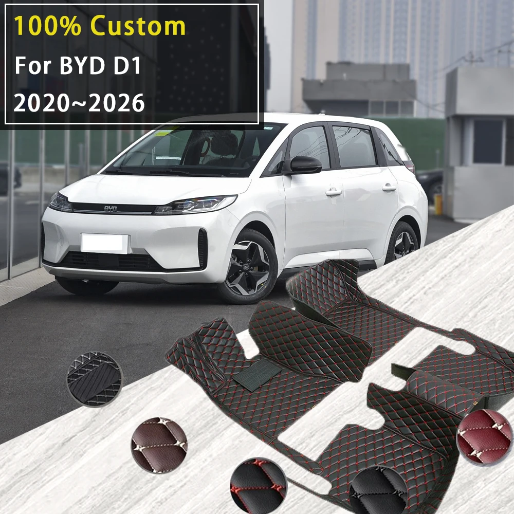 

Car Floor Mats For BYD D1 EV 2020 2021 2022 2023 2024 2025 2026 Waterproof Rugs Carpets Full Auto Interior Part Accessories
