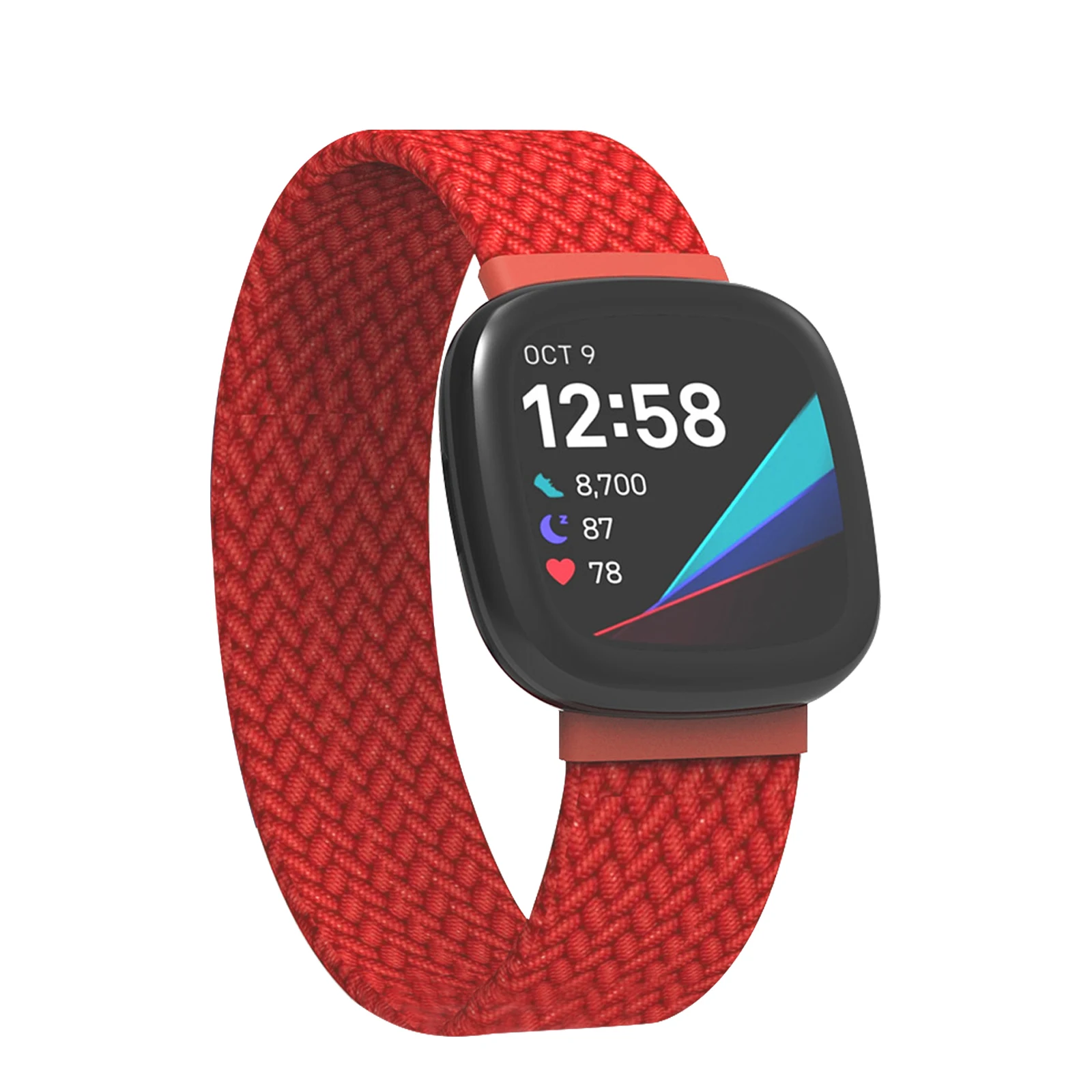 

Smart Watch Strap Bands Replacement One Body Knitting Simple Compatible Versa3 Sense Durable Stylish Wristband Bracelet