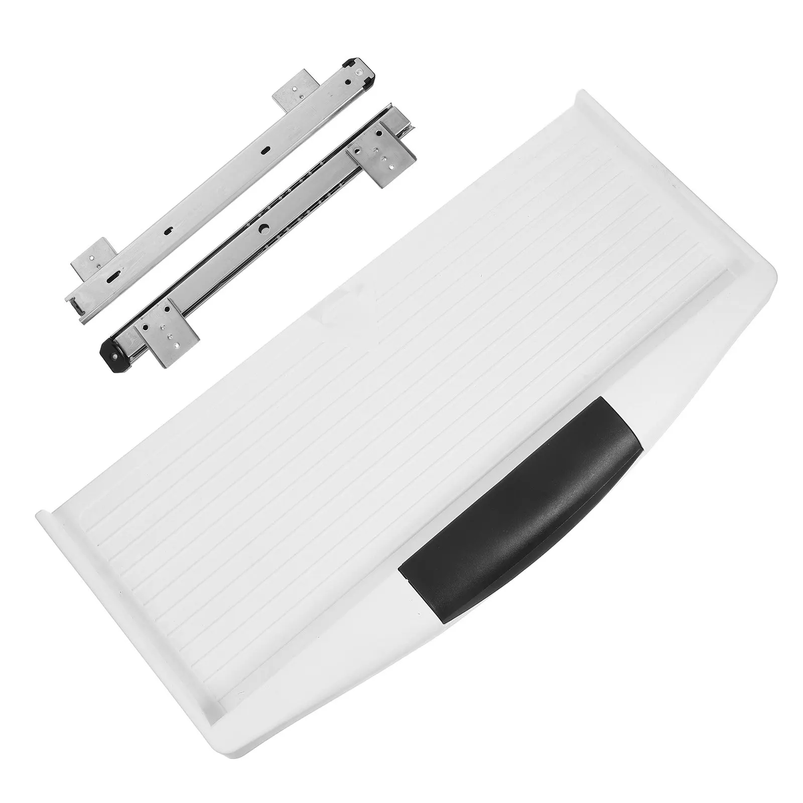

Sliding Computer Keyboard Tray Thickened Drawer Slide Rail Heavy Duty Desk Mount Office Home Pull Out Keyboard Stand with Pen