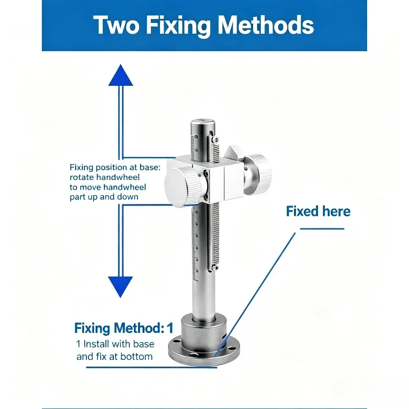 Manual Z Axis Lifting Column Rack Pinion Linear Slide Table Simple Displacement Adjustment Module For Industrial Mechanical