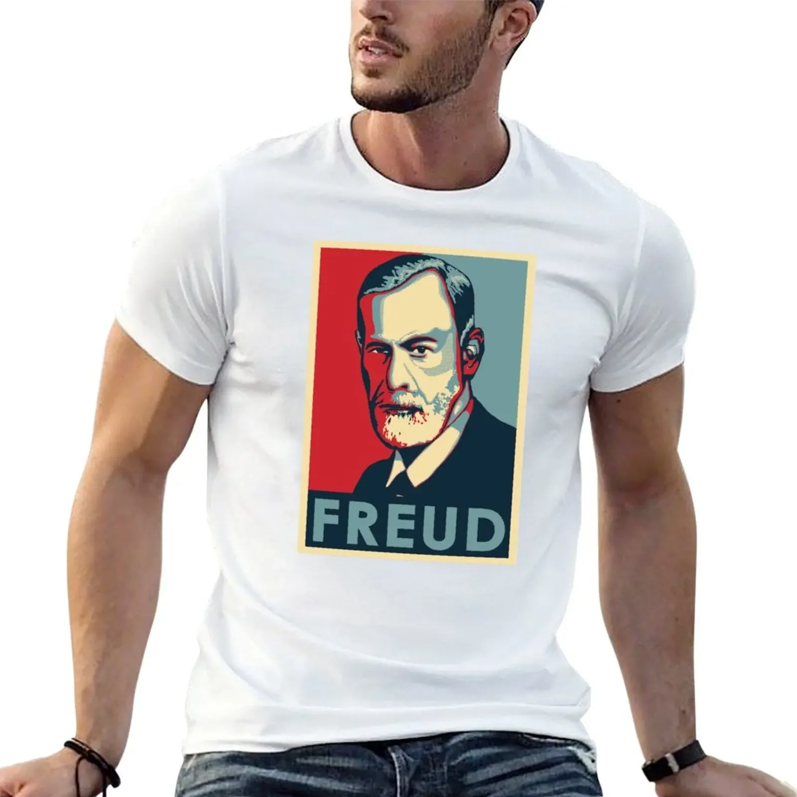 

Freud T-Shirt vintage clothes quick-drying basketball graphic tees Blouse fitted t shirts for men