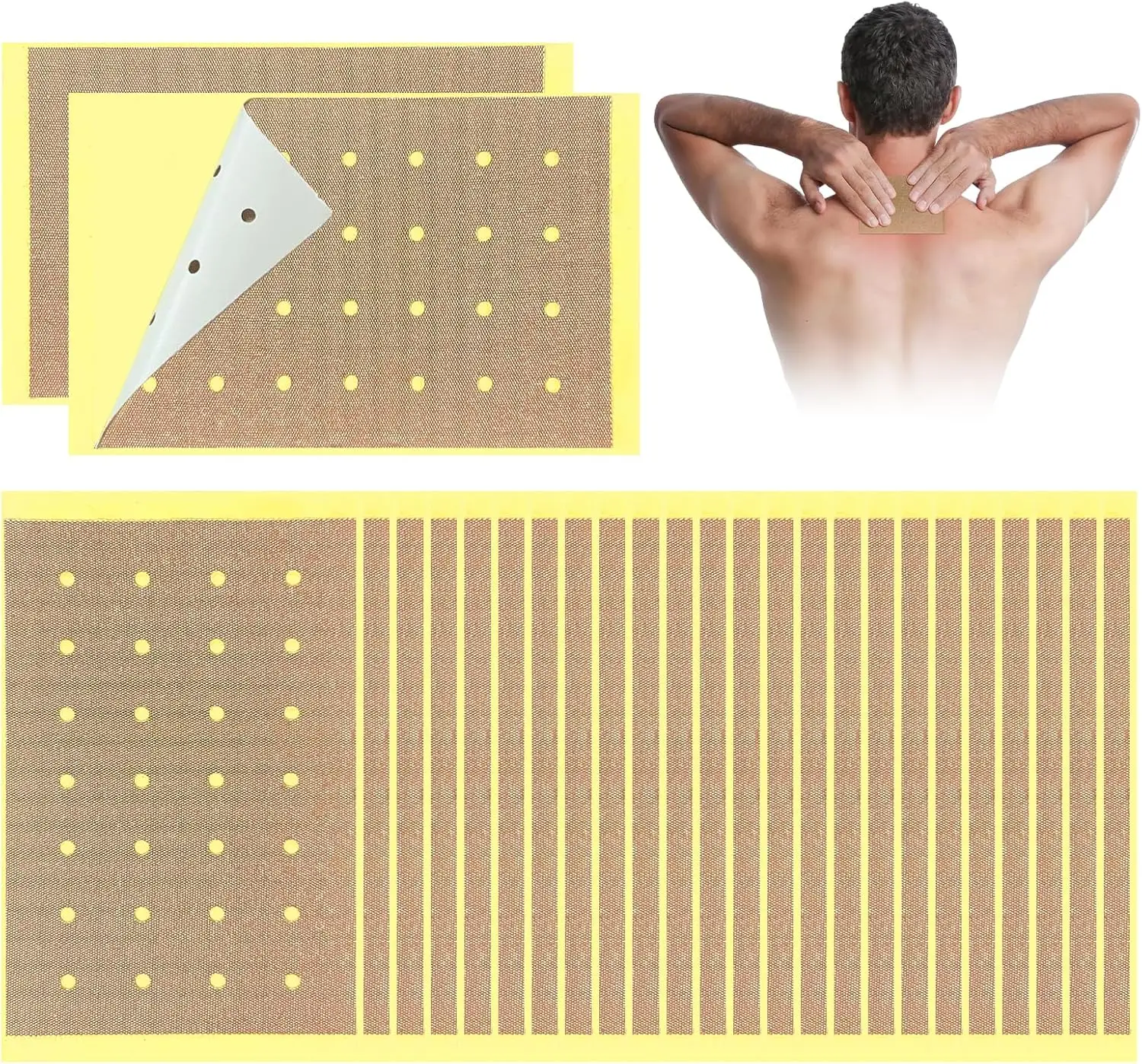 Tiger Heat Plaster Patches 20/50PCS Heat Therapy Patches Relieve Muscle Joint Discomfort For Neck Knee Shoulder Back Heat Patch