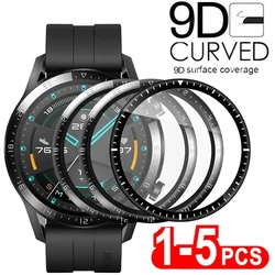 1-5PCS Soft Tempered Glass For Huawei Watch GT 3 2 GT3 GT2 Pro 46mm 42mm Screen Protector Film GT 2 Smart Watchband Accessories