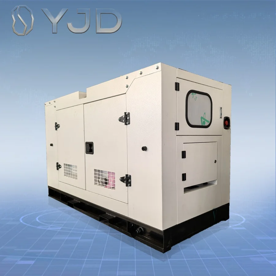 Home Use Diesel Generator Set Remote Control Mobile Trailer ATS Silent Type Cheap Price 50/60Hz Frequency AC Single Phase DVDs