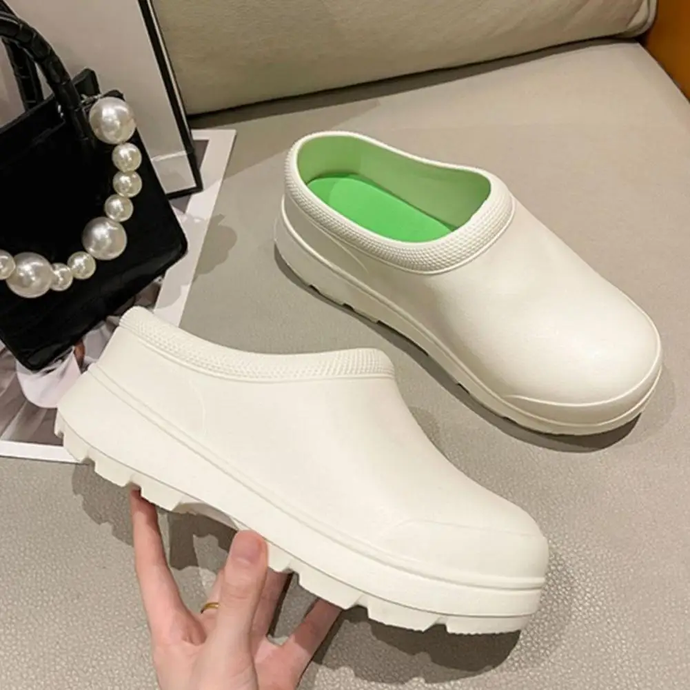 Chef Work Shoes Non Slip Comfortable Insoles Waterproof Kitchen Shoes Oil Resistant Closed Toe Slip-on Shoes for Everyday Wear