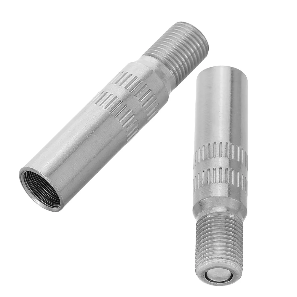 2 قطعة جذع صمام الإطارات تمديد 39 مللي متر كروم مطلي النحاس زاوية محول لسيارة دراجة نارية عجلة التضخم #3