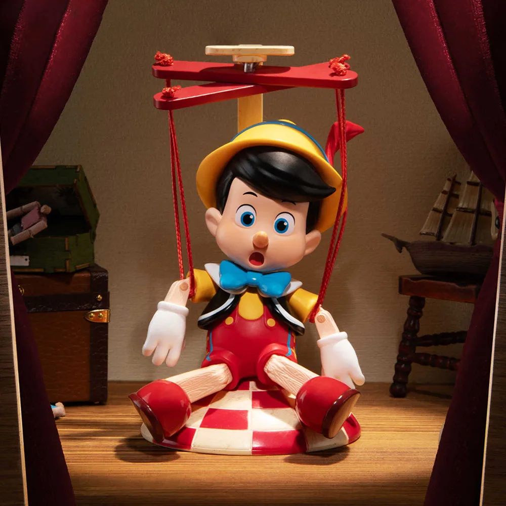 Disney Pinocho Growth Diary Series figuras de acción de juguete Disney Pinocho lindo Anime figuras de juguete muñecas colección modelo regalo para niños