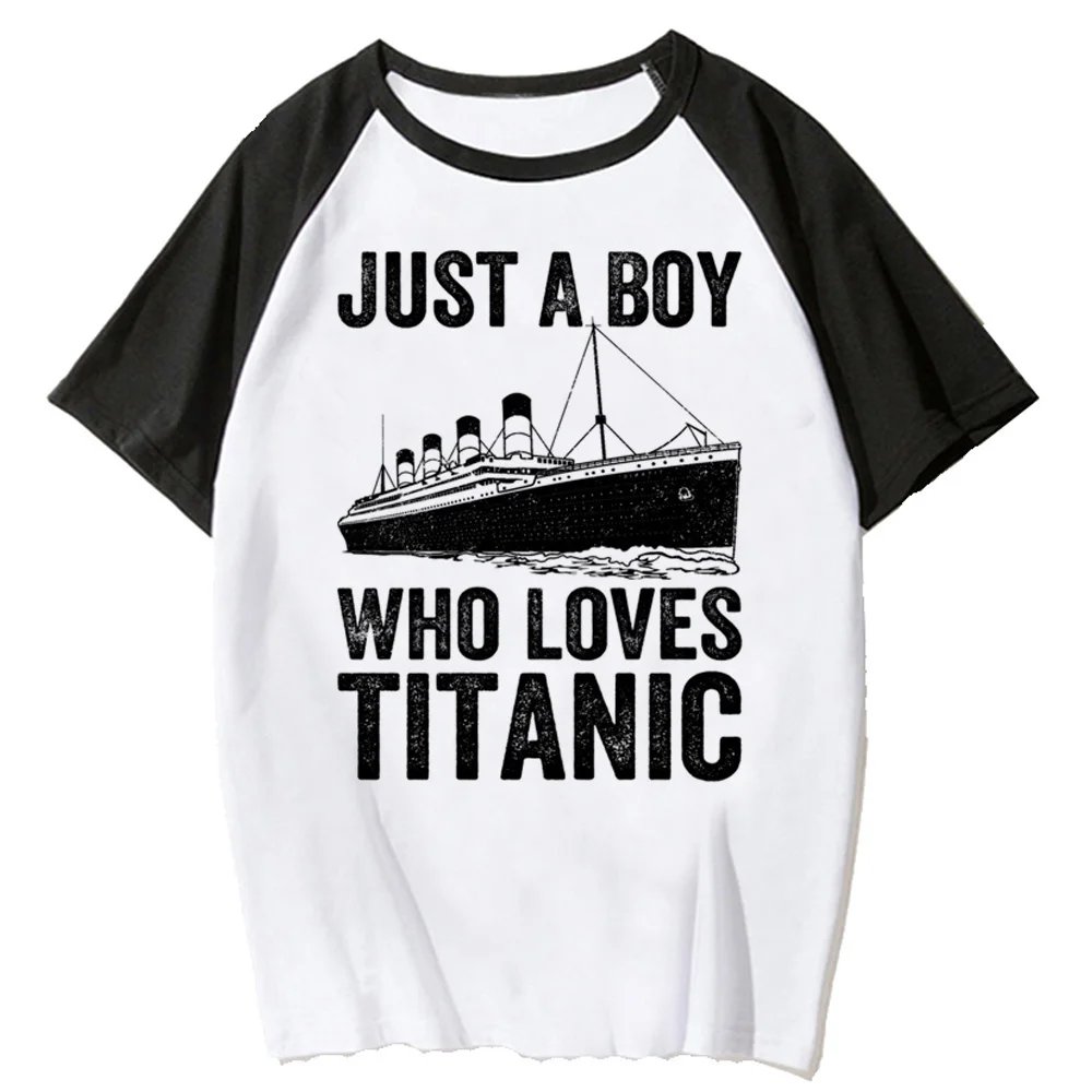 Titanic Tee women graphic comic funny tshirt girl anime clothing