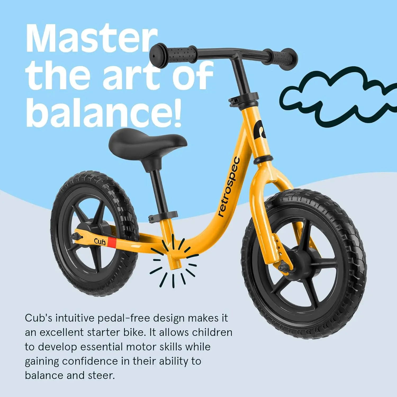 아기 유아 밸런스 자전거, 페달 없음, 여아 및 남아용 초보자 자전거, 플랫 프리 타이어, Adjusta, 12 인치, 18 개월-3 세