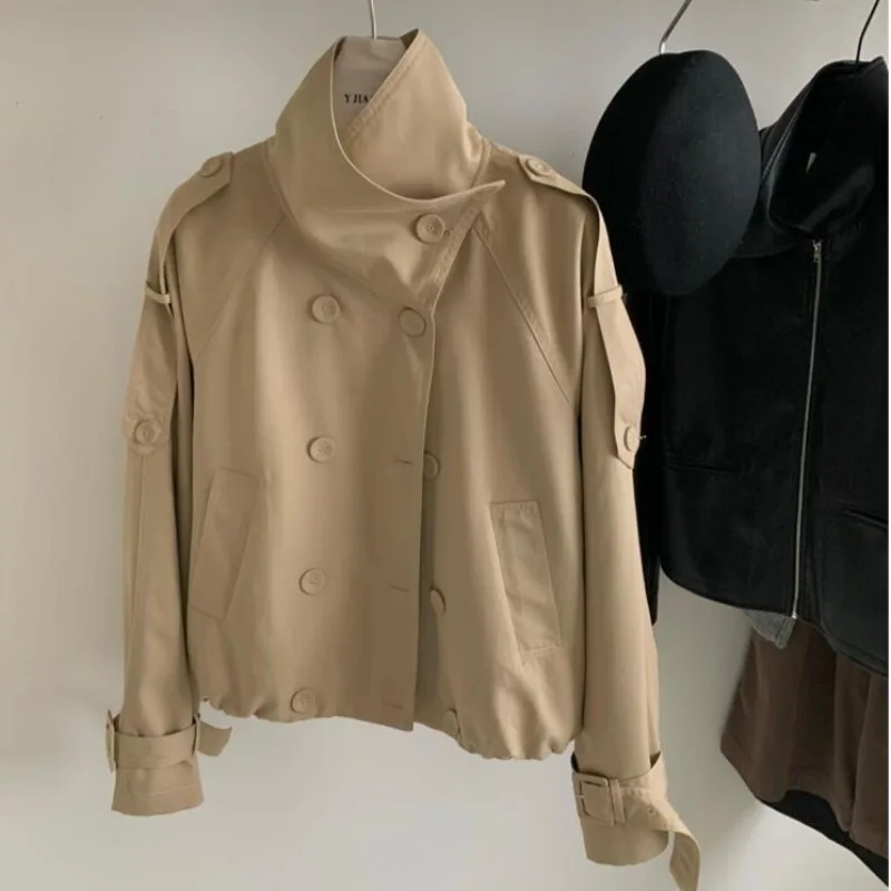 2026 New Model Fashionable and Versatile Loose and Casual Female Short Style Coat for Daily Wear and Outdoor Activities