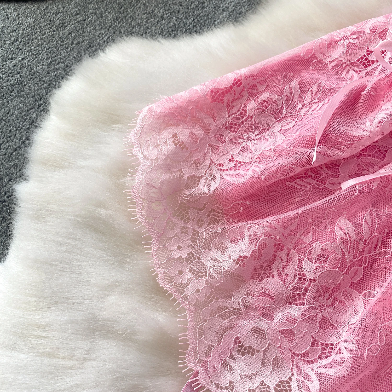 Robe Chic vintage en dentelle épissée sans manches, fée élégante, mode coréenne, vêtements de plage pour femmes