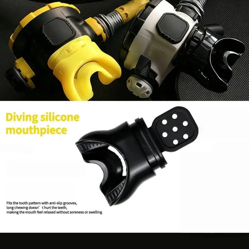 Unterwasser-Tauchmundstück 1 Stück Verschleißfester Thermoplastischer Silikon-Oktopus-Beißgriff zum Schnorcheln – Detail 5