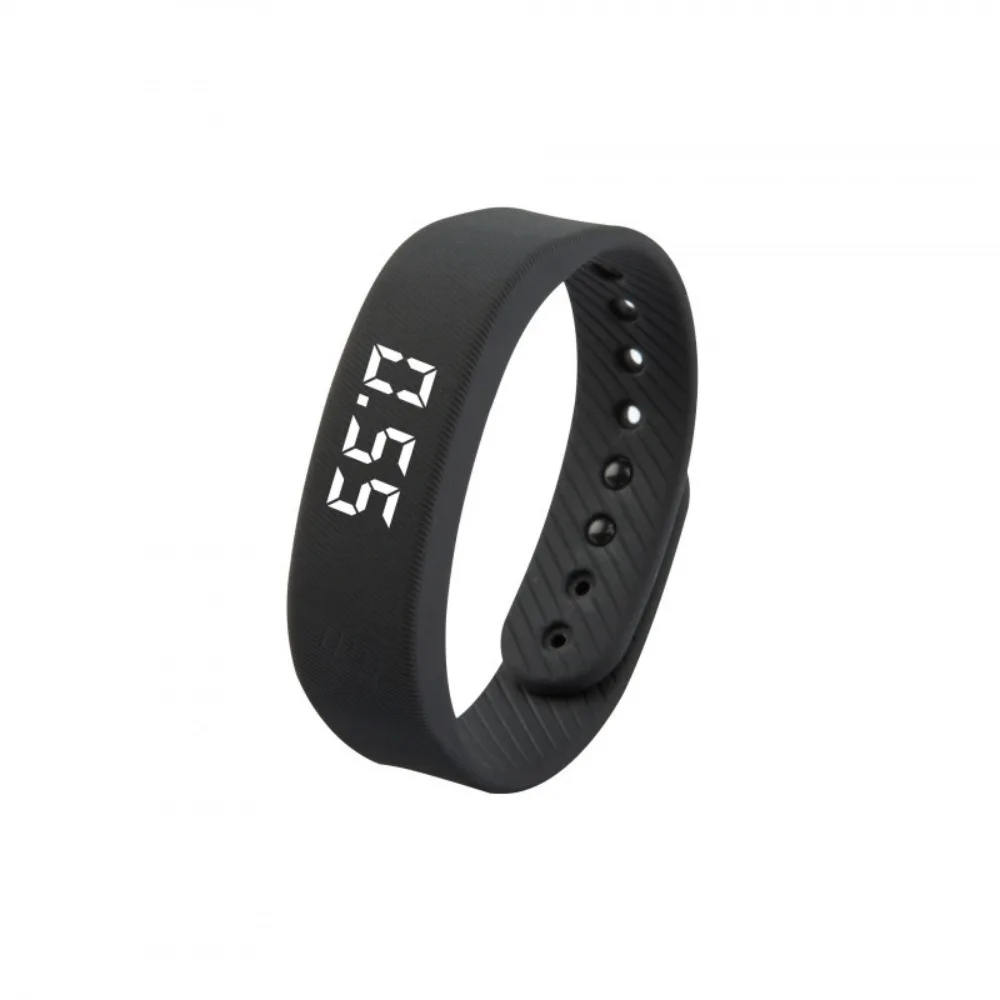 Rechargeable Fitness Bracelet Vibration-Alert Silent Vibration Silent Vibration Alarm Real-Time Comfortable Lightweight Strap
