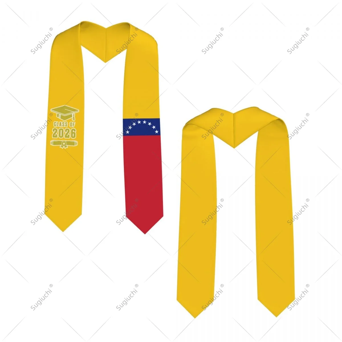 

Venezuela Flag Class Of 2026 Graduation Stole Sash Scarf For International Students Proud Ceremony Adult Unisex
