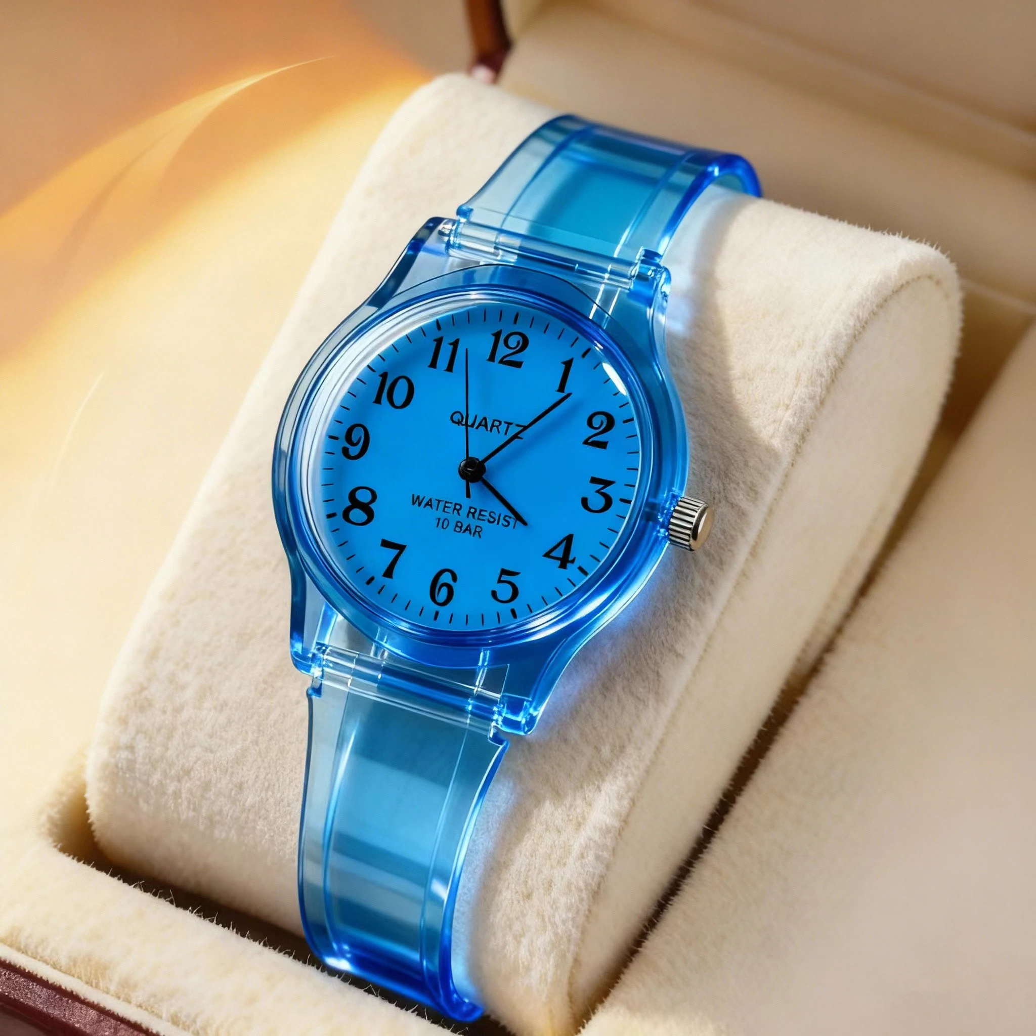 Nueva marca simple de silicona WOKAI, reloj de cuarzo informal, relojes de silicona de cristal para mujer, reloj de pulsera femenino, gran oferta