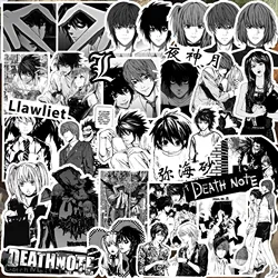 67pcs/set New Cartoon Anime DEATH NOTE L MisaMisa Black and white comics Kawaii Figure Waterproof Hand account DIY Sticker Gifts