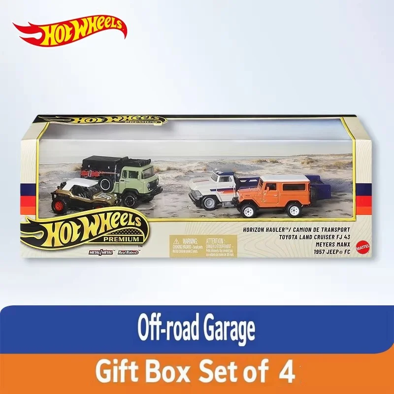 

New Hot Wheels Off-Road Garage Serise Model Land Cruiser Meyers Manx 1:64 Die-Cast Car Model Collection Toys Vehicle Boys Gift