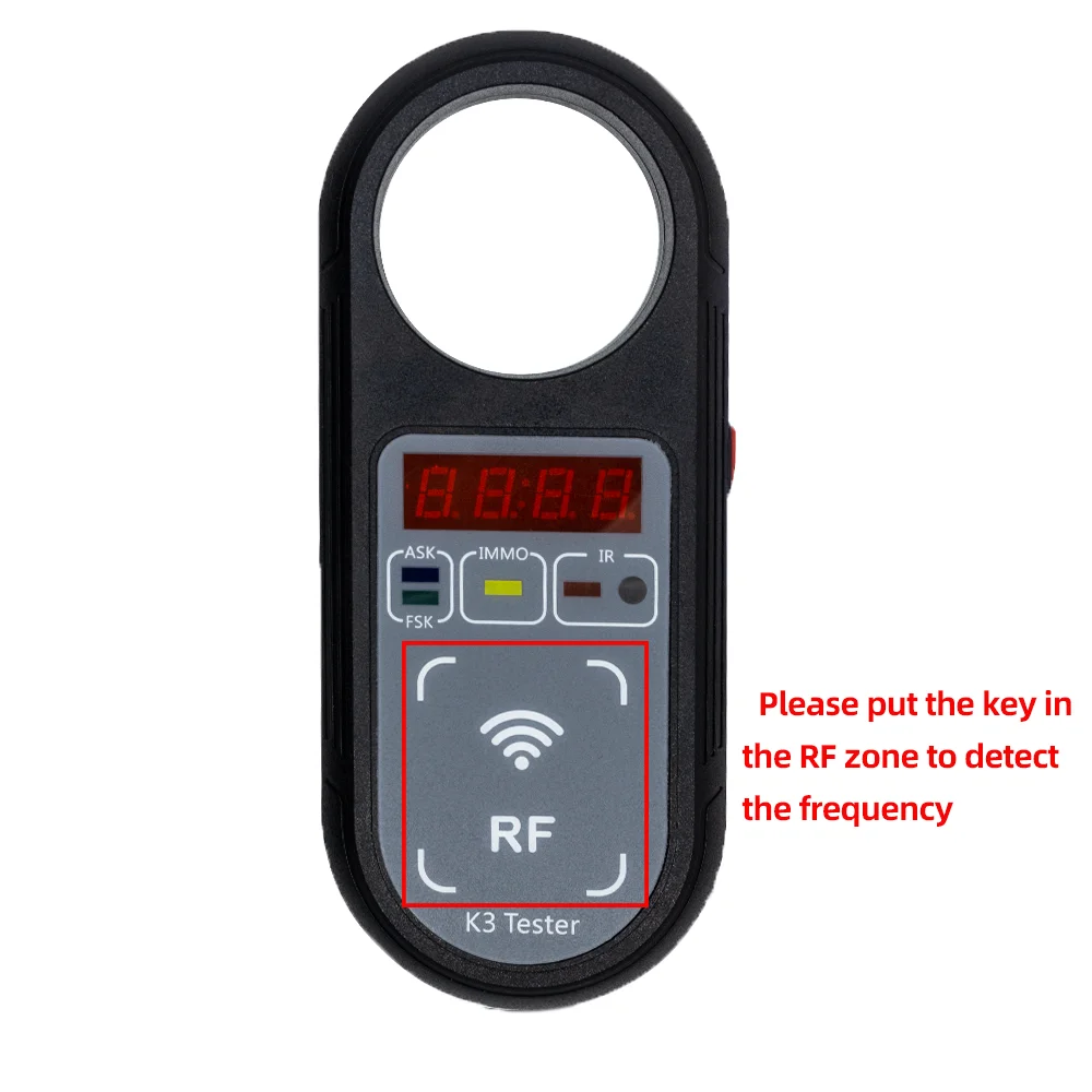 AIKKEY K3 Remote Key Frequency Tester with Display Portable 100-999MHz Signal ASK FSK Ignition Coil Door Handle Signal Detect
