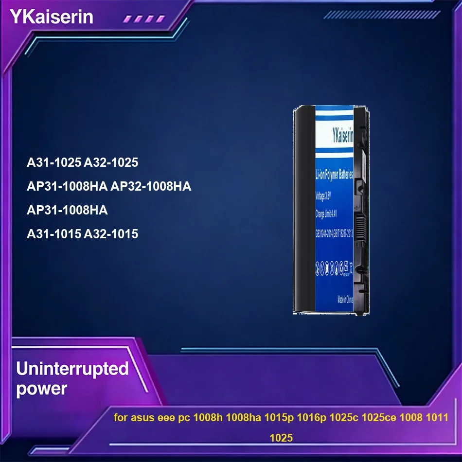 

Аккумулятор AP31-1008HA AP32-1008HA для Asus Eee PC 1008H 1008HA 1015P 1016P 1025C 1025CE 1008 1011 1025