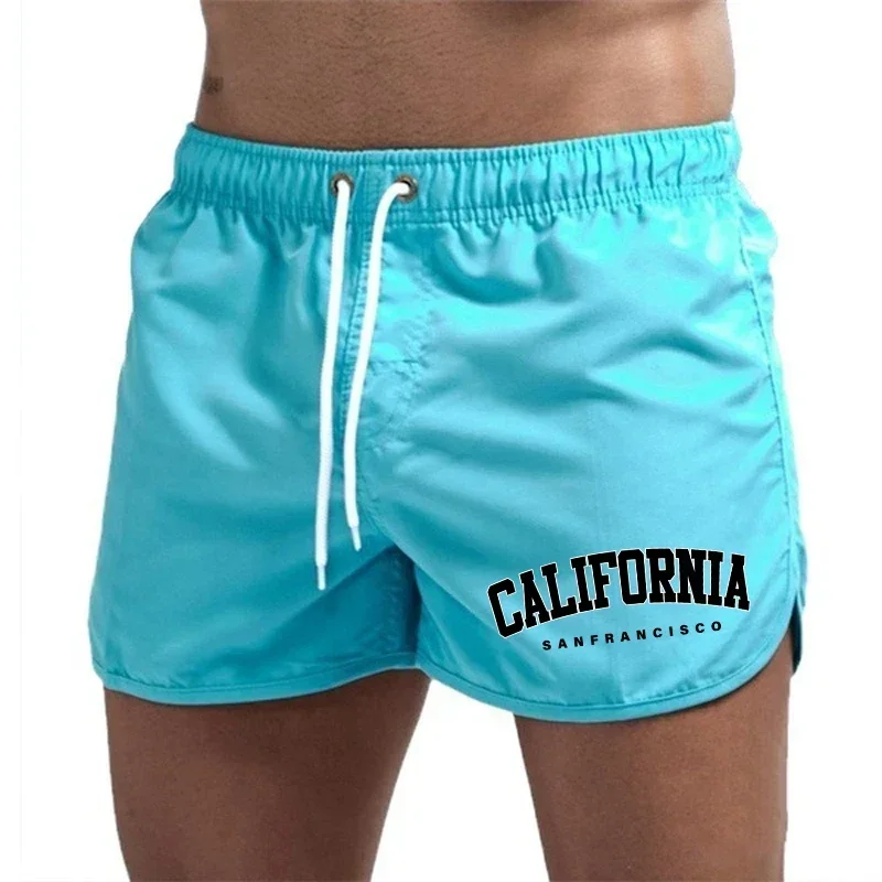 2026 Hot Sale Men California Beach Shorts High Quality Male Summer Casual Sports Board Shorts Gym Fitness Running Fitness Shorts