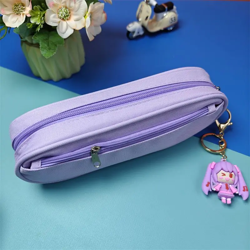 อุปกรณ์ต่อพ่วงอะนิเมะ Hatsune Miku กล่องดินสอการ์ตูนนักเรียนความจุขนาดใหญ่สะดวกเครื่องเขียนกล่องดินสอของขวัญวันหยุด