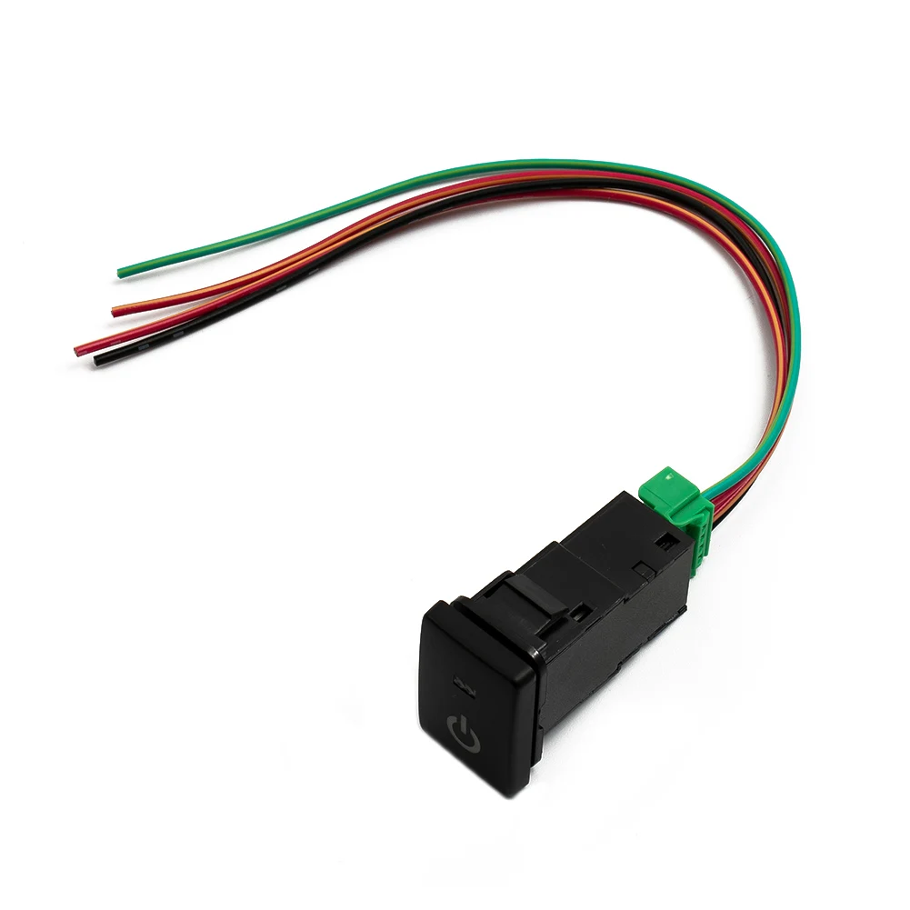 High quality Power Light Switch New ON-OFF Power Light 1pc Cable Car DC 12V Plastic Replacement Wear resistance