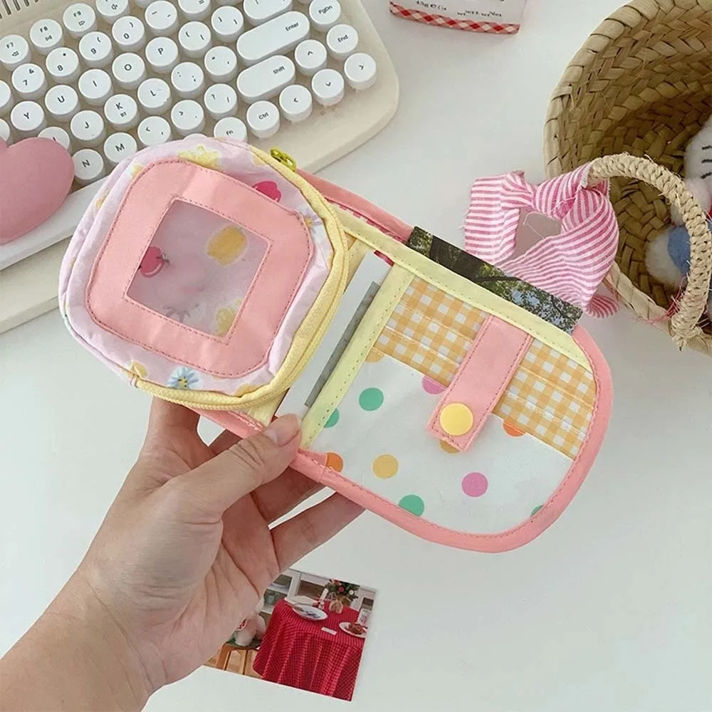 Cartoon Animal Dopamine Coin Purse PVC Large Capacity Small Makeup Lipstick Bag Korean Style Multi Layered