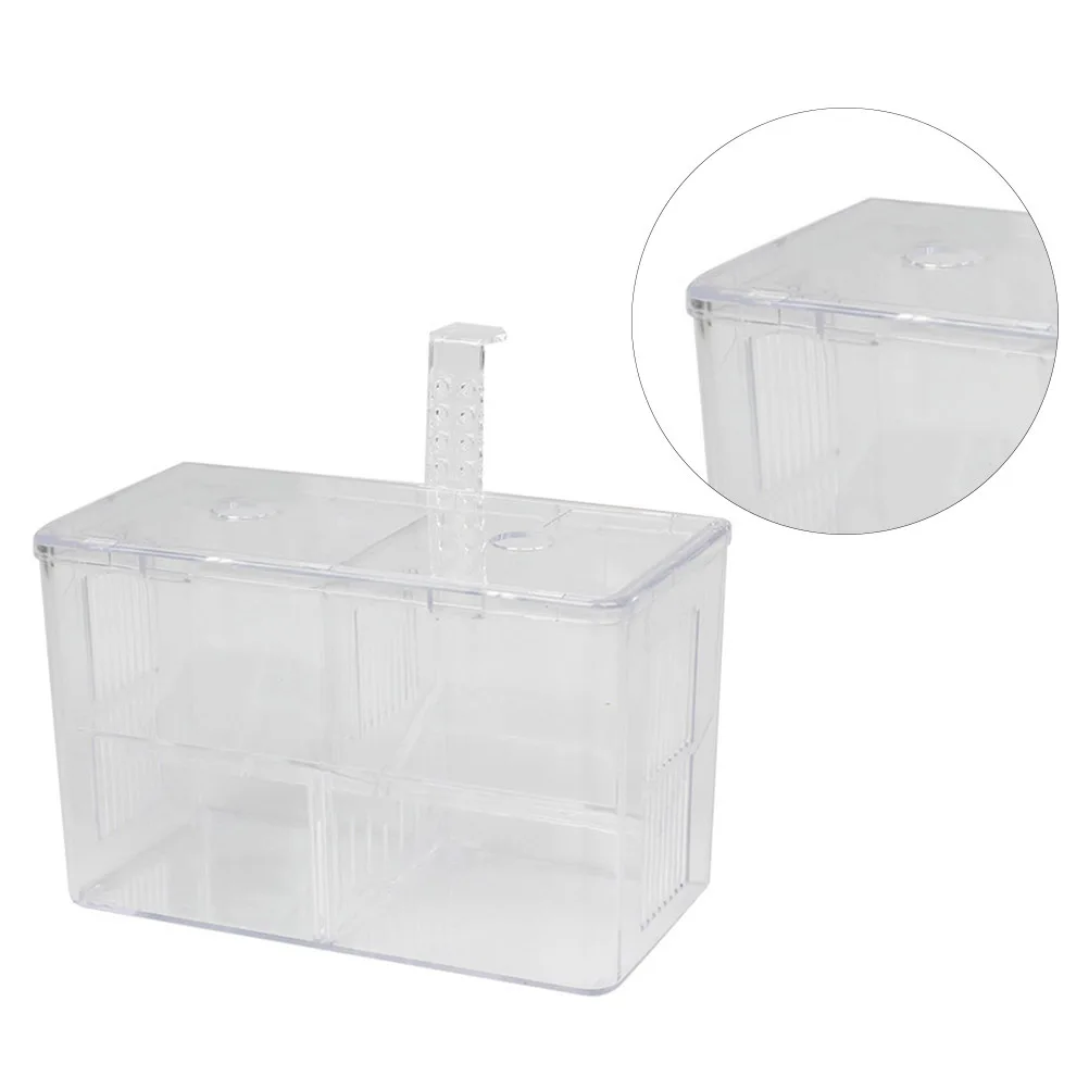 

Hook Style Breeding Isolation Box Premium Plastic Fish Tank Nursery For Baby Fish Protection Aquarium Container
