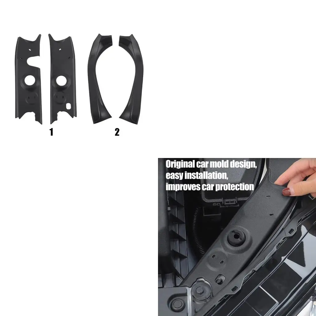 XA6H Fit ABS Protective Cover For XV80 2024-2025 Model Tail Trunk Side Engine
