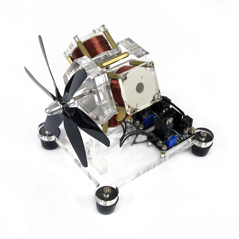 Fan Blade Brushless Hall Motor DIY Creative Ornament Experimental Teaching Motor Model Physics Technology Small Production