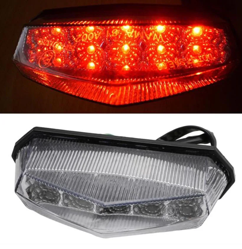 

High Quality Universal Motorcycle ATV Red Indicator 10 LED Brake Stop Running Rear Tail Light NEW 1PC