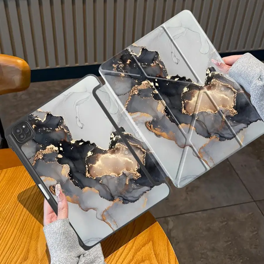 

Holder Cover Tablet Case For iPad Pro 2025 Mini 6 7 Air 4 5 M3 M2 1 2 M4 11inch Pro 11th 10th 9th 8th 7th 12.9inch Artistic