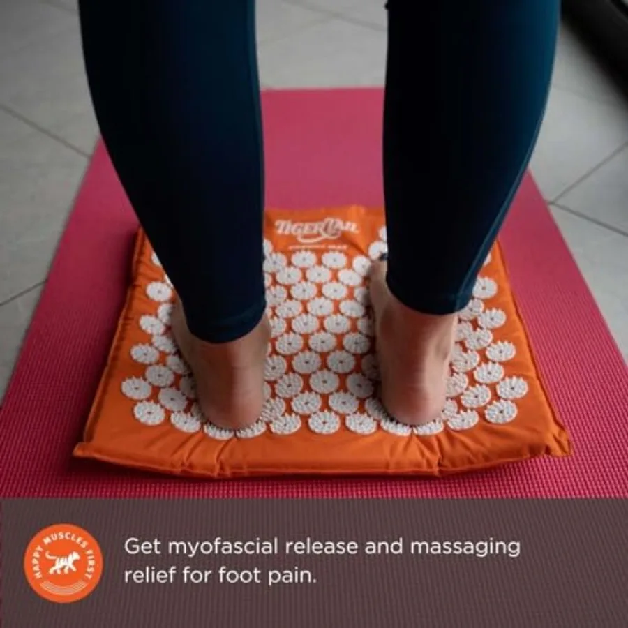 Akupressur-Energiematte für Nacken, Rücken, Schulter und Füße, Schmerzlinderung, Endorfine lindern Stress, revitalisieren Sie Energieaufgaben