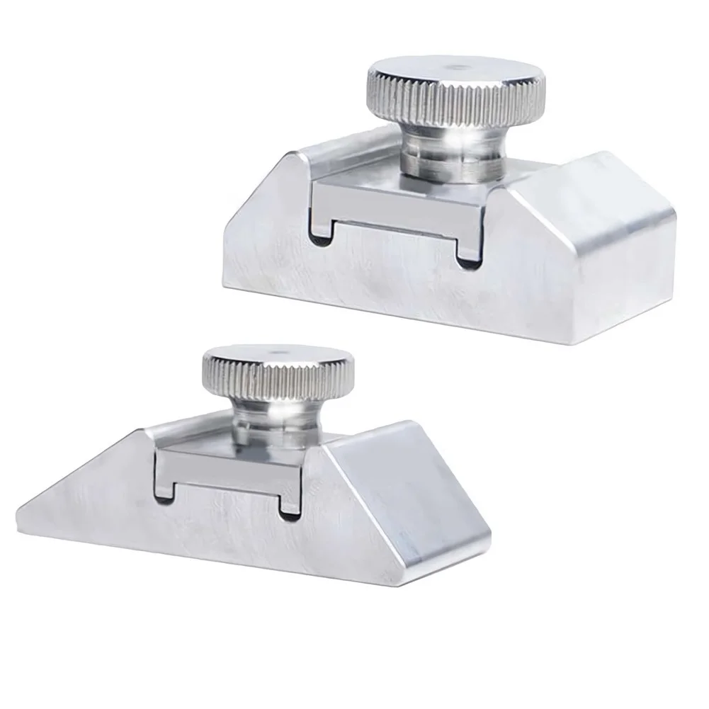 2PCS Aluminum Alloy Sandpaper Holder Rack Grinding Clip Corner Plane Polishing Block For Woodworking Metal Finishing Tool