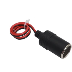 Car 12V 5A Female Cigar Cigarette Lighter Socket Plug Connector Adapter Tool Car Accessories Interior Car Socket